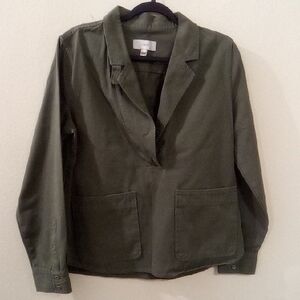 J. Crew Dark Green Utility Jacket